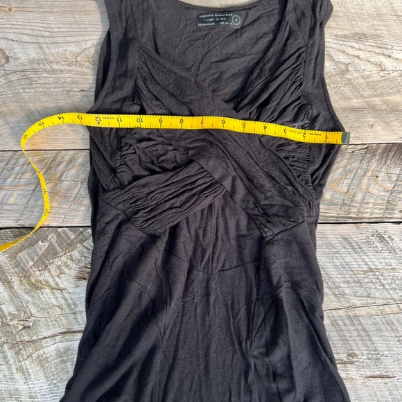 Allsaints Spitalfields - Sleeveless V-Neck Blouse- size 8 - stretchy criss-cross - Picture 3 of 6